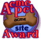 Acme Pet Site Award