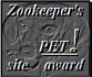 Zookeeper's Pet Site Award - March 24, to March 31, 1999