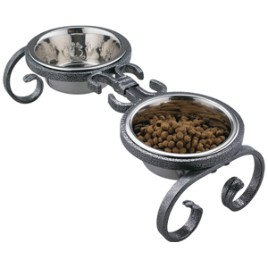 Anvil Iron Raised Dog Feeder
