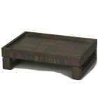 Small Zebra Wood Veneer Feeder