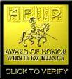 Website Excellence Award Of Honor February 3, 1999