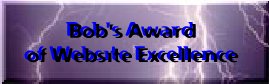 Bob's Award of Excellence
