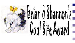 Brian and Shannon Cool Site Award