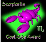 Scorpiosite Award Winnner