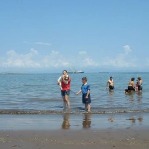 Blondie on Caldera Beach