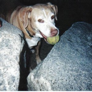 BALL BETWEEN BOULDERS