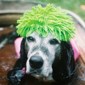 Mary says lose the swim cap mom. please